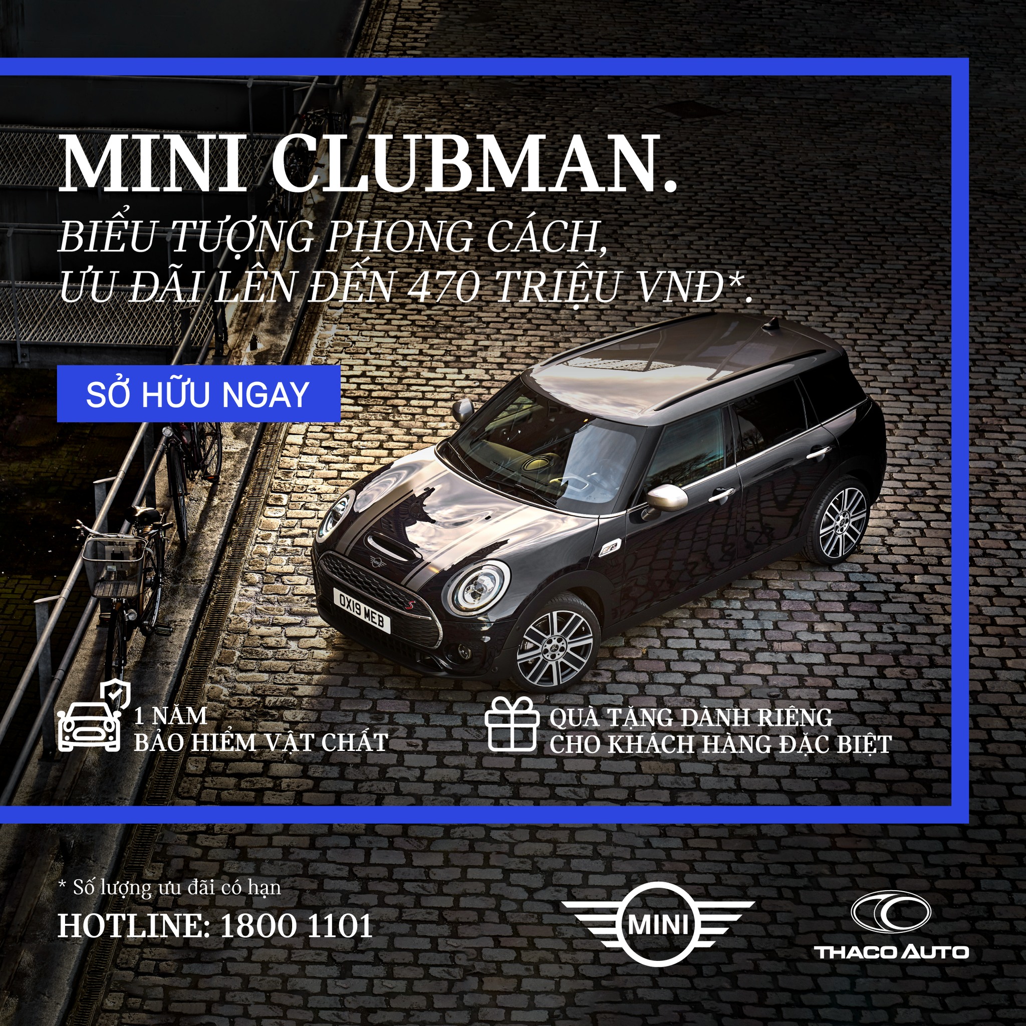 MINI CLUBMAN "CHỐT DEAL" CUỐI NĂM: ƯU ĐÃI CỰC SỐC 470 TRIỆU